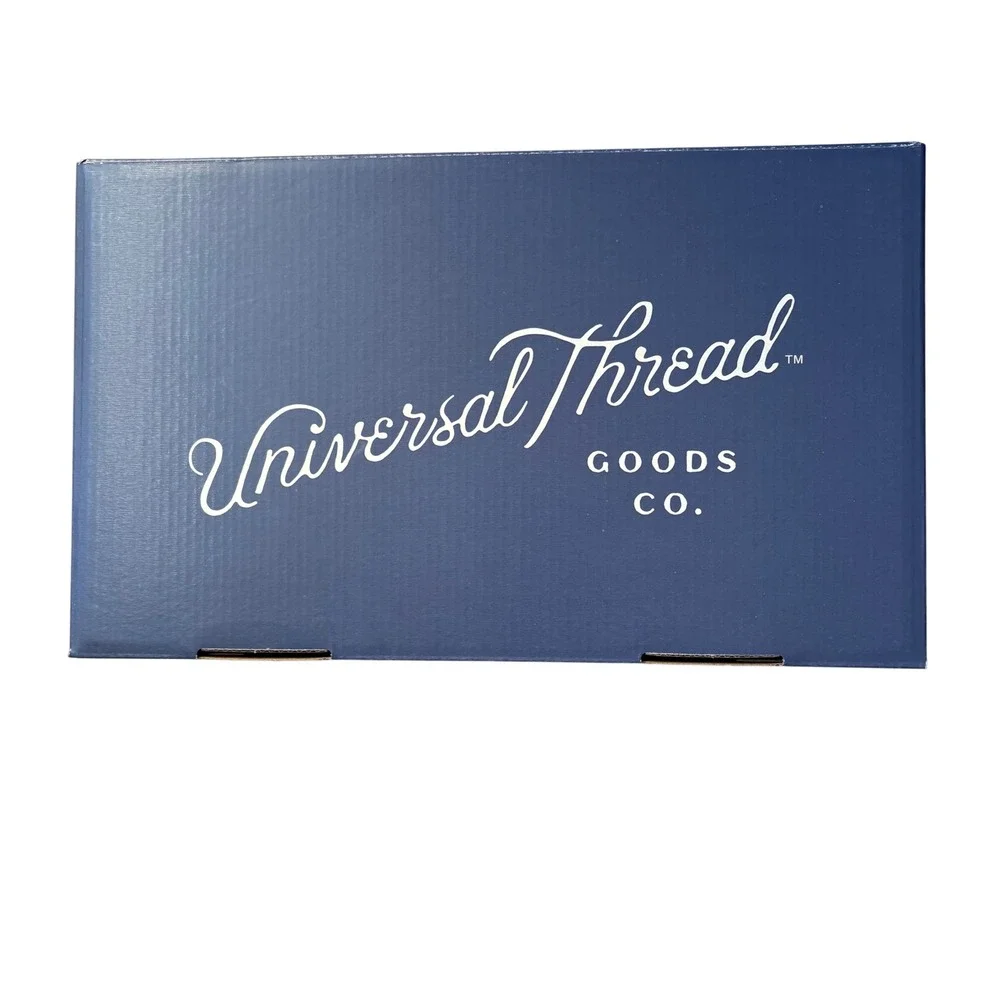 Universal Thread Celia White Floral Lace Espadrille Mary Jane Flats Size 6.5 NEW